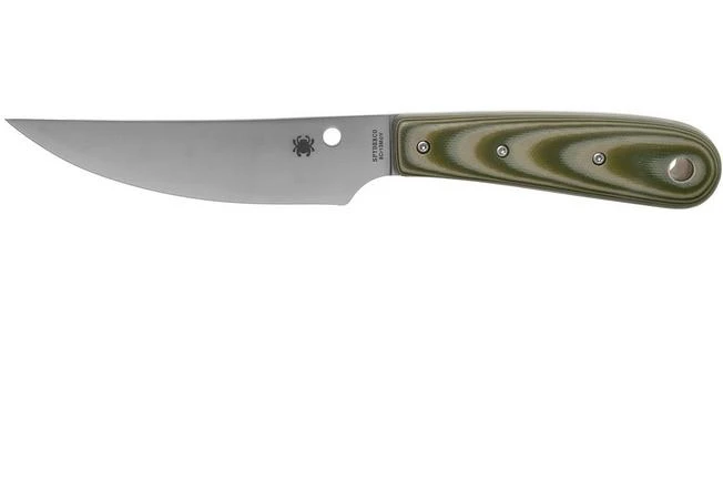 Spyderco Bow River FB64GPOD OD Green Fixed Knife, Phil Wilson Design 1 Spyderco Bow River FB64GPOD OD Green Fixed Knife, Phil Wilson Design