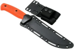 Steel Will Roamer 375-1OR Orange Fixed Knife -Victorinox Store SWK R375 1OR 07 steel will knives