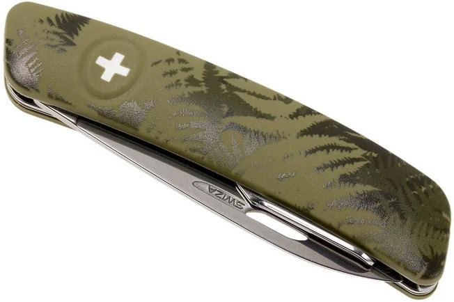 Swiza C01 Silva Swiss Pocket Knife, Green 4 Swiza C01 Silva Swiss Pocket Knife, Green - Image 4