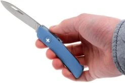 Swiza D02 Swiss Pocket Knife - Blue -Victorinox Store SZD02 BL 08 swiza szd02 bl 08