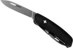 Swiza D04 Swiss Pocket Knife - Black -Victorinox Store SZD04 BK 03 swiza szd04 bk 03