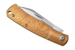 Viper Hug V5990BRW Sandblasted Bronze Wolf Pocket Knife, Sacha Thiel Design -Victorinox Store VPV5990BRW 06 viper