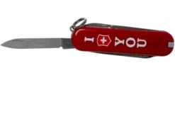 Victorinox Classic ‘The Gift’, I Love You, Red 0.6233.851 Swiss Pocket Knife -Victorinox Store VT0 6223 851 03 victorinox