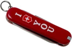 Victorinox Classic ‘The Gift’, I Love You, Red 0.6233.851 Swiss Pocket Knife -Victorinox Store VT0 6223 851 04 victorinox