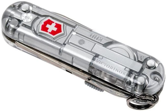 Victorinox Signature Lite, Swiss Pocket Knife, Transparant Silver 5 Victorinox Signature Lite, Swiss Pocket Knife, Transparant Silver - Image 5