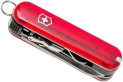 Victorinox Nail Clip 580, Swiss Pocket Knife, Transparant Red -Victorinox Store VT0 6463 T 07 victorinox vt0 6463 t 07