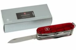 Victorinox Swisschamp (33) - Red Transparant -Victorinox Store VT1 6795 T 08 victorinox swisschamp 33 rood transparant vt1 6795 t d8