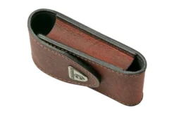 Victorinox Belt Sheath 4.0545, Brown Leather -Victorinox Store VT4 0545 03 victorinox