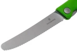 Victorinox SwissClassic 6.7836.F4B Serrated Foldable Vegetable Knife, Green -Victorinox Store VT6 7836 F4B 03 victorinox