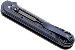 WE Knife Double Helix 815D Pocket Knife, Blue Handle, Stonewashed Blade -Victorinox Store WK815D 04 we knife