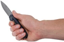 WE Knife Double Helix 815D Pocket Knife, Blue Handle, Stonewashed Blade -Victorinox Store WK815D 08 we knife