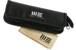 WE Knife Double Helix 815D Pocket Knife, Blue Handle, Stonewashed Blade -Victorinox Store WK815D 09 we knife