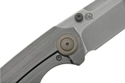 WE Knife Thug XL, WKWE20028D-1, Grey Titanium, Grey CPM-20CV Pocket Knife -Victorinox Store WKWE20028D 1 05 weknife