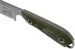 White River Knives M1 Caper Black & OD Linen Micarta Fixed Knife, Kydex Sheath -Victorinox Store WRCPR LBO 05 white river knives 1